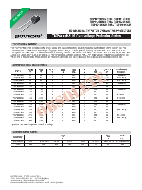 TISP4250H3LM-S Datasheet PDF Bourns, Inc