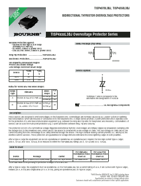 TISP4070L3BJR-S Datasheet PDF Bourns, Inc