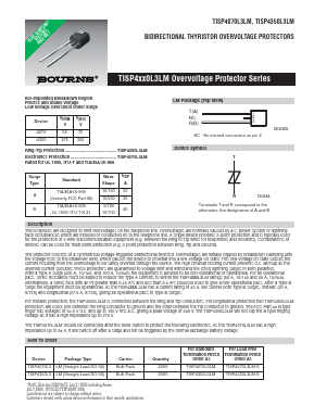 TISP4350L3LM-S Datasheet PDF Bourns, Inc