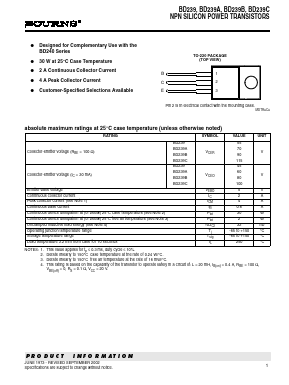 BD239C Datasheet PDF Bourns, Inc