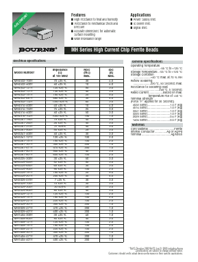 MH1608-300Y Datasheet PDF Bourns, Inc