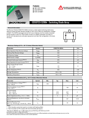 CDSOT23-S2004 Datasheet PDF Bourns, Inc