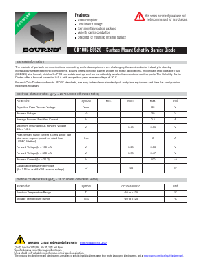 CD1005-B0520 Datasheet PDF Bourns, Inc