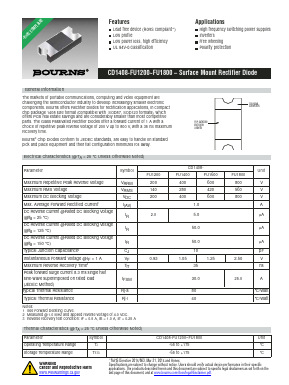 CD1408-FU1200 Datasheet PDF Bourns, Inc