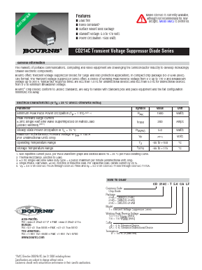 CD214C-T43CA Datasheet PDF Bourns, Inc