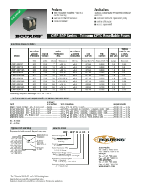 CMF-SDP35-2 Datasheet PDF Bourns, Inc