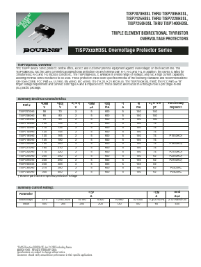 TISP7080H3SL-S Datasheet PDF Bourns, Inc
