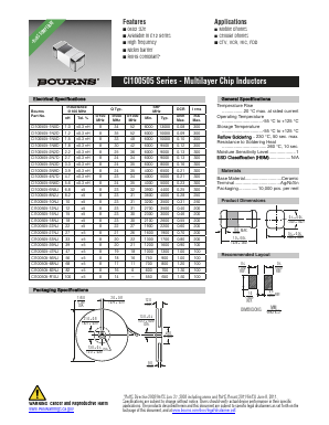 CI100505-3N3D Datasheet PDF Bourns, Inc