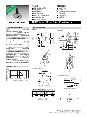 PDB12-F4201-103AF Datasheet PDF Bourns, Inc