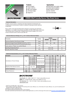 CD0603-B0340R Datasheet PDF Bourns, Inc