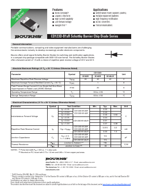 CD123D-B1XR Datasheet PDF Bourns, Inc