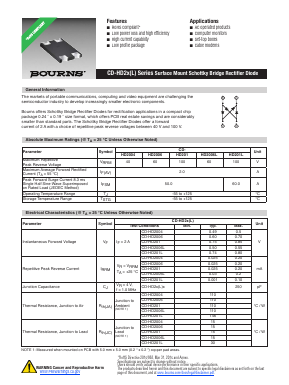 CD-HD201 Datasheet PDF Bourns, Inc