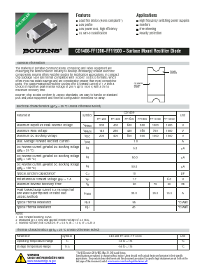 CD1408-FF1800 Datasheet PDF Bourns, Inc