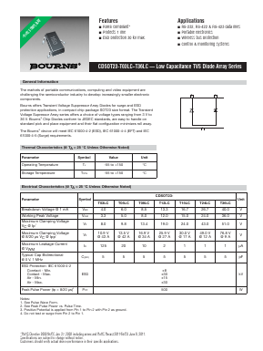 CDSOT23-T03LC Datasheet PDF Bourns, Inc