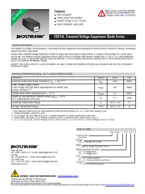 CD214L-T75ALF Datasheet PDF Bourns, Inc