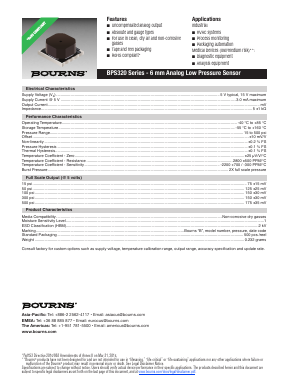 BPS320 Datasheet PDF Bourns, Inc