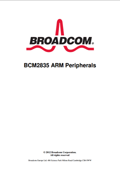 BCM2835 Datasheet PDF Broadcom Corporation