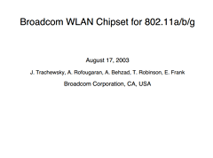 BCM4306 Datasheet PDF Broadcom Corporation
