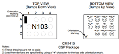 CM1410-03CS Datasheet PDF California Micro Devices Corp