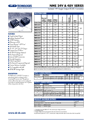NME4809S Datasheet PDF C AND D TECHNOLOGIES