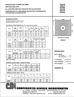 CD914 Datasheet PDF Compensated Devices => Microsemi
