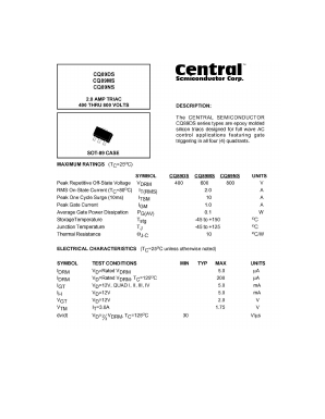 CQ89MS Datasheet PDF Central Semiconductor Corp