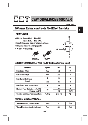 CEB4069ALR Datasheet PDF Chino-Excel Technology