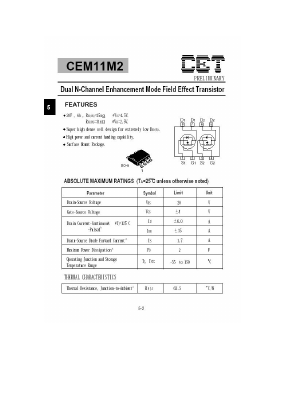 CEM11M2 Datasheet PDF Chino-Excel Technology
