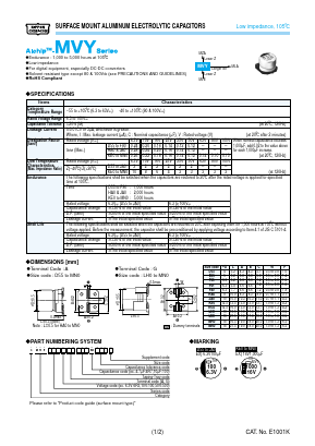EMVY350ADA331MJA0G Datasheet PDF United Chemi-Con, Inc.