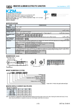EKZM6R3ELL182MJ16S Datasheet PDF United Chemi-Con, Inc.