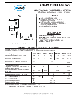 AB120S Datasheet PDF Jiangsu Yutai Electronics Co., Ltd