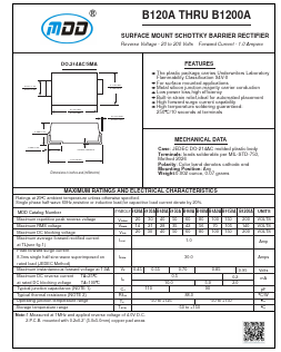 B1150A Datasheet PDF Jiangsu Yutai Electronics Co., Ltd