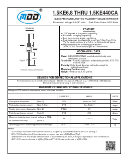 1.5KE22C Datasheet PDF Jiangsu Yutai Electronics Co., Ltd