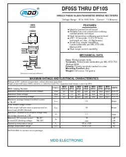 DF8S Datasheet PDF Jiangsu Yutai Electronics Co., Ltd
