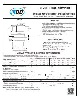 SK210F Datasheet PDF Jiangsu Yutai Electronics Co., Ltd