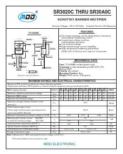 SR3070C Datasheet PDF Jiangsu Yutai Electronics Co., Ltd