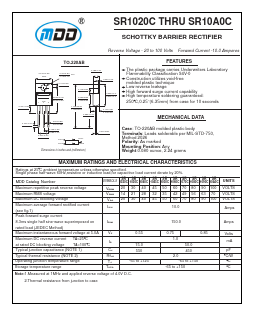 SR1040CT Datasheet PDF Jiangsu Yutai Electronics Co., Ltd