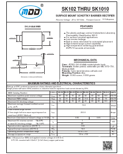 SK102 Datasheet PDF Jiangsu Yutai Electronics Co., Ltd