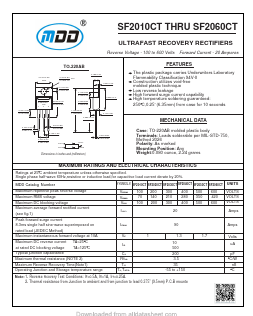 SF2030CT Datasheet PDF Jiangsu Yutai Electronics Co., Ltd