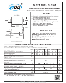 SL310A Datasheet PDF Jiangsu Yutai Electronics Co., Ltd