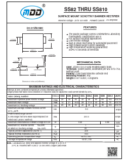 SS88 Datasheet PDF Jiangsu Yutai Electronics Co., Ltd
