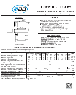 DSK115 Datasheet PDF Jiangsu Yutai Electronics Co., Ltd