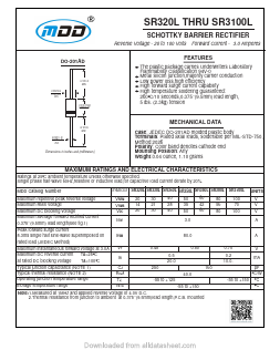 SR340L Datasheet PDF Jiangsu Yutai Electronics Co., Ltd