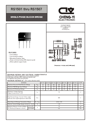 RS1506 Datasheet PDF CHENG-YI ELECTRONIC CO., LTD.