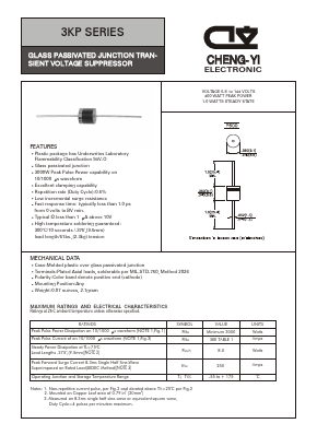 3KP11A Datasheet PDF CHENG-YI ELECTRONIC CO., LTD.