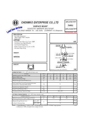 SPL4100CTPT Datasheet PDF CHENMKO CO., LTD.