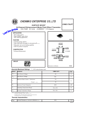 CHM3178JPT Datasheet PDF CHENMKO CO., LTD.