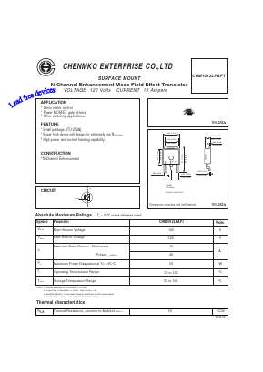 CHM1012LPAPT Datasheet PDF CHENMKO CO., LTD.