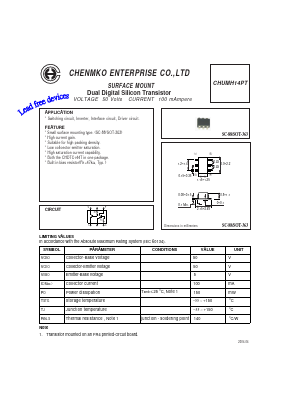 CHUMH14PT Datasheet PDF CHENMKO CO., LTD.