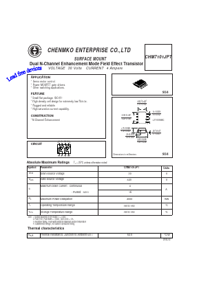 CHM7101JPT Datasheet PDF CHENMKO CO., LTD.